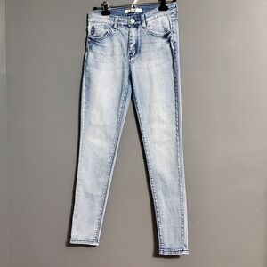 KanCan Skinny Jeans Size 5 Light Wash Mid Rise